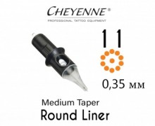 Модули 11 Round Liner MT (Средняя заточка) 0,35 мм Safety Cheyenne (10 шт)