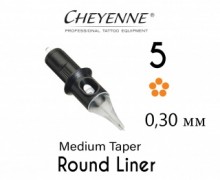 Модули 5 Round Liner MT (Средняя заточка) 0,30 мм Safety Cheyenne (10 шт)