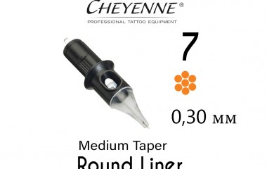 Модули 7 Round Liner MT (Средняя заточка) 0,30 мм Safety Cheyenne (10 шт)