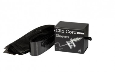 Clip Cord Sleeves (Black) TM A.Shakhova 100 шт.