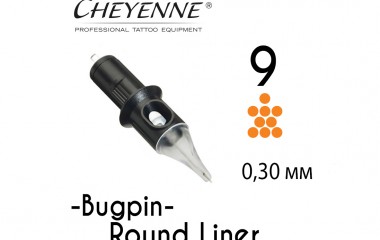 Модули 9 Round Liner BP (Текстурированные) 0,30 мм Safety Cheyenne (10 шт)