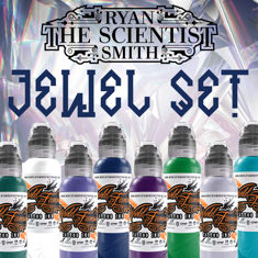 Набор World Famous Ink "RYAN SMITH JEWEL SET, 8 цветов", 30 мл