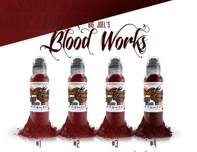 Набор World Famous Ink "BIG JOEL'S BLOOD WORKS SET"